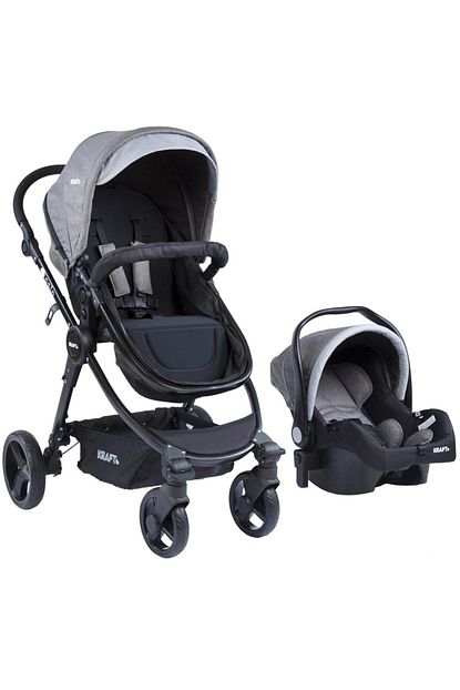 Kraft Oslo Travel Sistem Bebek Arabasi Gri Trendyol