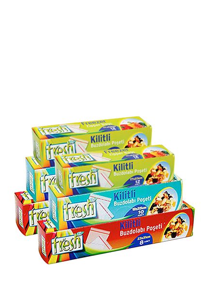 Fresh Up 3 U 1 Arada Kilitli Buzdolabi Poseti Set 6 Parca Trendyol