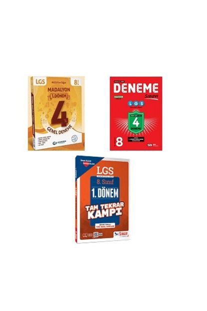 Sinav Yayinlari 8 Sinif Lgs 1 Donem Kamp Kitabi Ve Deneme Seti Sinav Kamp 3 Lu Set Trendyol