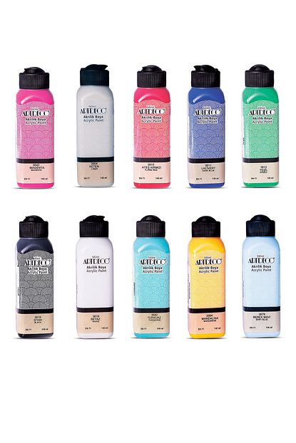 Artdeco 140 Ml Akrilik Boya Seti 10 Lu Set Trendyol