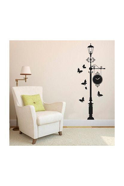 Sticker Sepetim Street Clock Duvar Sticker Trendyol