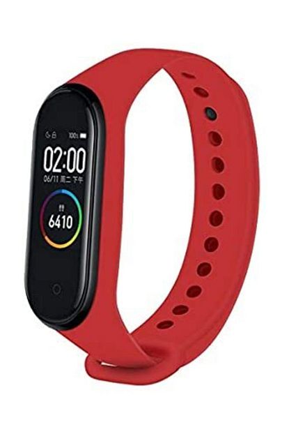 Xiaomi Mi Band 4 Akilli Bileklik Kordon Kirmizi Trendyol