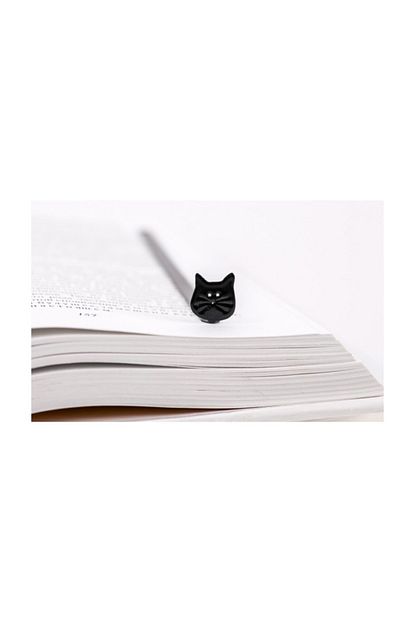 Simge Yapi Dekorasyon Sevimli Kedi Figurlu Kitap Ayraci Metal Trendyol