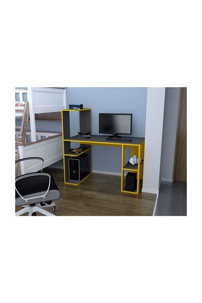 Bkconcept Tommaso Calisma Masasi Antrasit Sari Trendyol