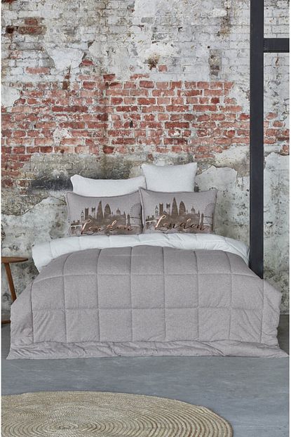 Karaca Home Londra Bej Cift Kisilik Cotton Comfort Uyku Seti Trendyol