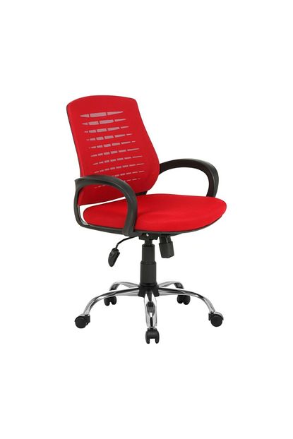 Fabrika Calisma Sandalyesi Kirmizi Ofis Sandalyesi Trendyol