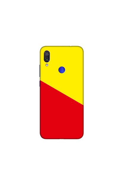 Kapak Olsun Xiaomi Redmi Note 7 Sari Kirmizi Capraz Telefon Kaplamasi Trendyol