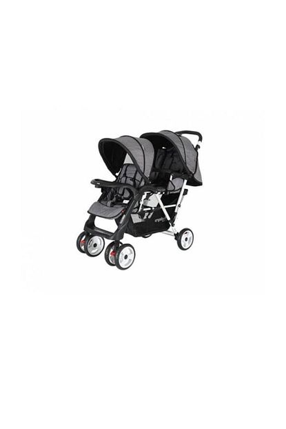 Crystal Baby Armoni Arka Arkaya Ikiz Bebek Arabasi Gri Trendyol