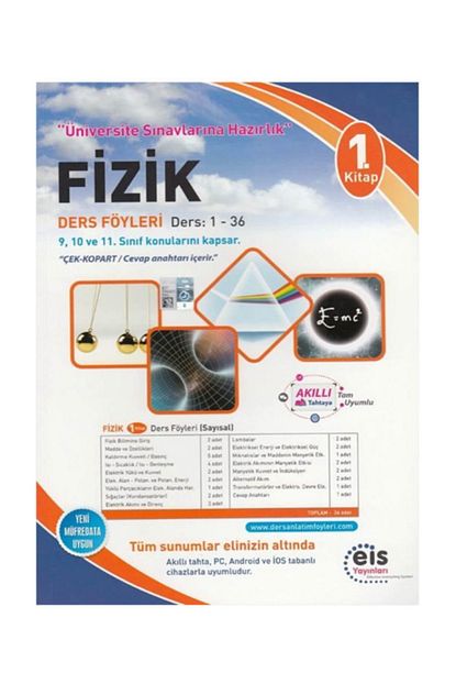 Eis Yay Universite Sinavlarina Hazirlik Fizik Daf 1 Kitap Eis Yayinlari Trendyol