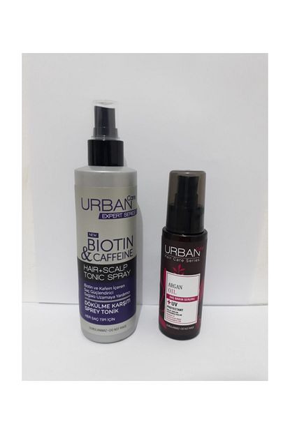 Urban Care Biotin Caffeine Sprey Sac Tonik Argan Sac Bakim Serumu 2 Li Set Fiyati Yorumlari Trendyol