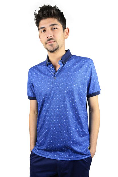 Mcr Polo Yaka T Shirt Benekli Model 36519 Trendyol