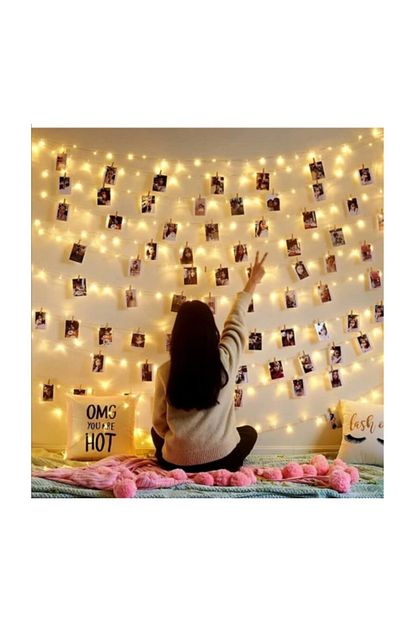 led isikli mandalli dekoratif fotograf askiligi 3 metre fiyati yorumlari trendyol