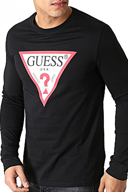 Guess Erkek Siyah T Shirt M94i43j1300 Trendyol