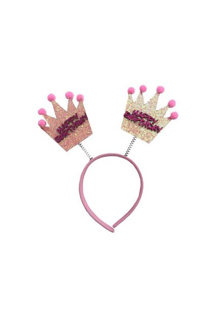Partini Sec Seker Pembe Simli Happy Birthday Yazili Tac Dogum Gunu Parti Taci Trendyol