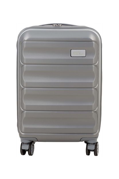 mudo concept wide silver kabin valiz