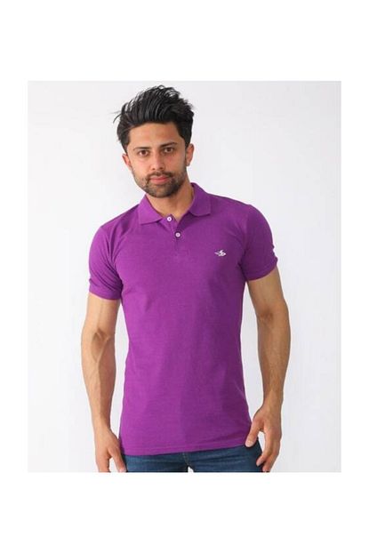 Sedtu Erkek Mor Polo Yaka T Shirt Trendyol
