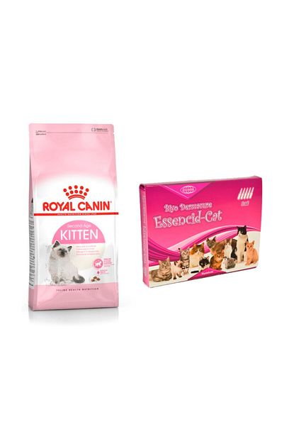 Royal Canin Kitten Yavru Kedi Mamasi 4 Kg Biyoteknik 5 Li Kedi Ense Damlasi Trendyol