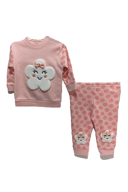 mini kalpler papatya somon kiz bebek