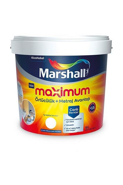 Marshall Maximum Silikonlu Ic Cephe Boyasi 2 5 Lt Avokado Trendyol