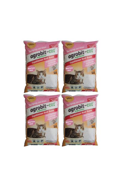 Agrobit Cat 4 Lu Paket Bebek Pudra Kokulu Dogal Bentonit Kedi Kumu 10 Lt Trendyol