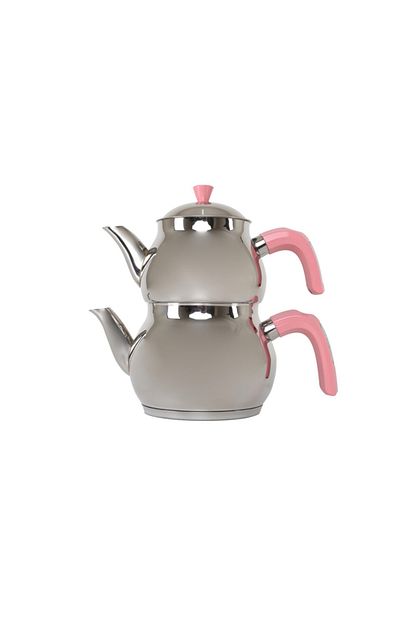 Vivaldi Celik Caydanlik Vivaldi Nostalji Mini Boy Pembe Kulp 2 25 Litre 18 10 Celik Trendyol