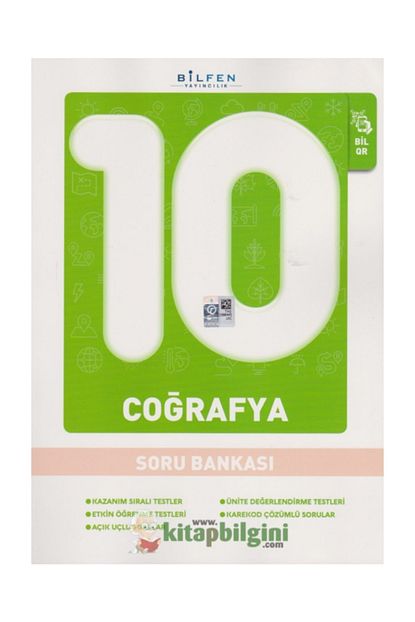 Bilfen Yayincilik 10 Sinif Cografya Soru Bankasi Trendyol