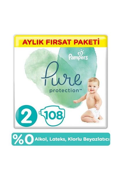 Prima Pure Bebek Bezi 2 Beden 108 Adet Aylik Paket Trendyol