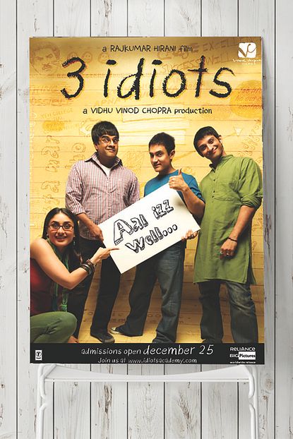 3 idiots 3 aptal film afisi poster