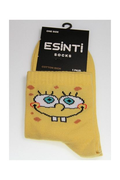 Esinti Sunger Bob Figurlu Corap Trendyol