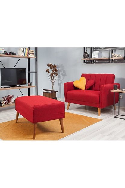 vivense aqua loveseat koltuk kirmizi