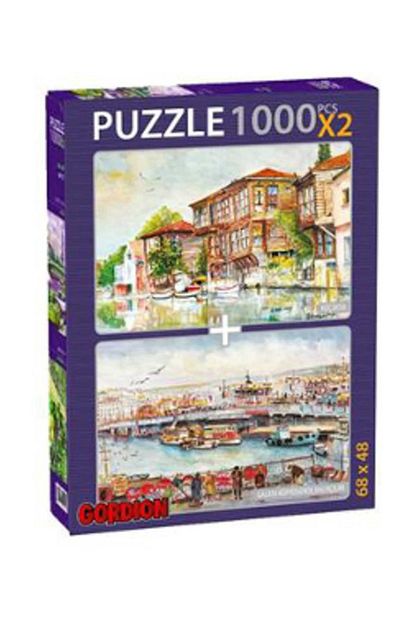 Gordion Games Kucuksu Galata Koprusunde Balikcilar Puzzle X 2 1000 Parca Trendyol