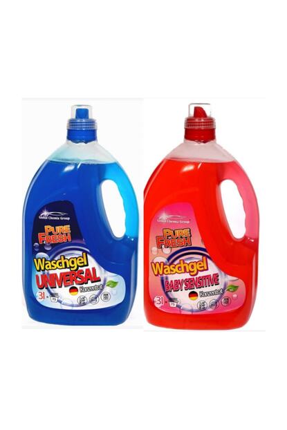 Ariel Pure Fresh Baby Sensitive Beyaz Camasir Icin 2 Li Set 6 L 150 Yikama Trendyol