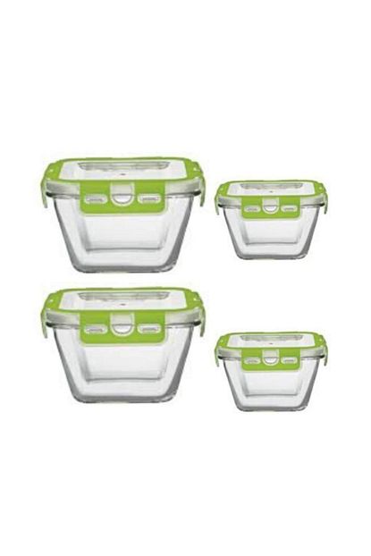 Pasabahce 4 Lu Saklama Kabi Seti Plastik Kapakli 14 17 20 23cm Amazon Com Tr