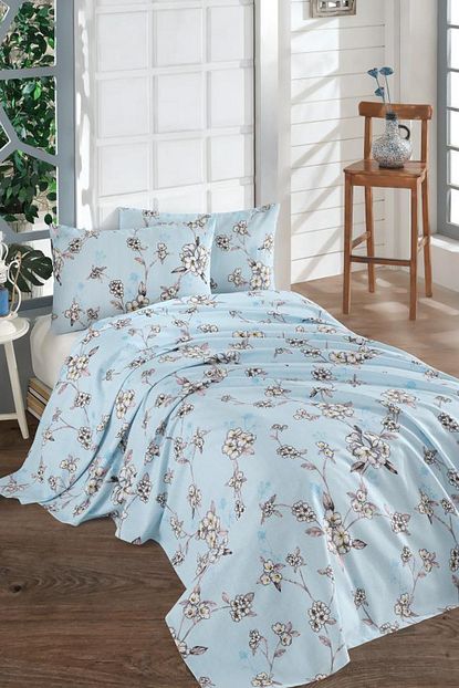 Ladymoda Mirra Carsafi Lastikli Tek Kisilik Pike Takimi Trendyol