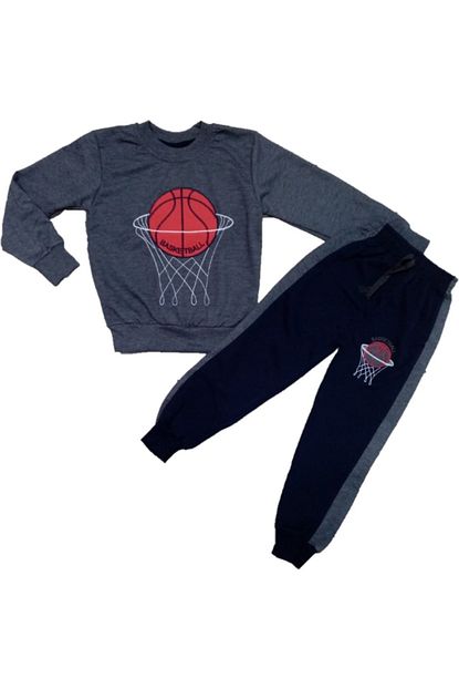 Irem Cocuk Giyim Erkek Cocuk Basketbol Desenli Esofman Takimi Trendyol