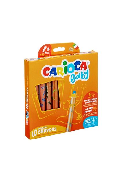 Carioca 3 In 1 Ahsap Govdeli Jumbo Boya Kalemi 10 Lu 42818 Trendyol