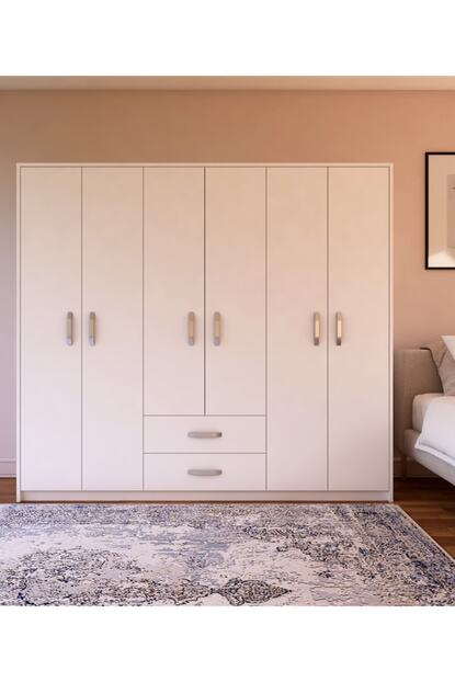 Metalia Gm715 Selin Lux 6 Kapili 2 Cekmeceli Genis Gardirop Trendyol