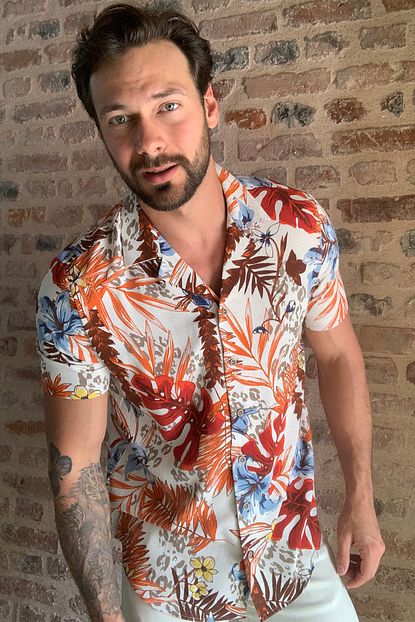 Trendyol Man Cok Renkli Erkek Kisa Kollu Apaj Yaka Yeni Gomlek Tmnss20go0167 Trendyol