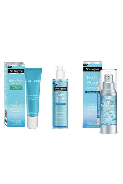 Neutrogena Hydro Boost Yorgunluk Karsiti Goz Kremi 15ml Water Gel Temizleyici 200 Ml Canlandirici Serum 30 Ml Fiyati Yorumlari Trendyol