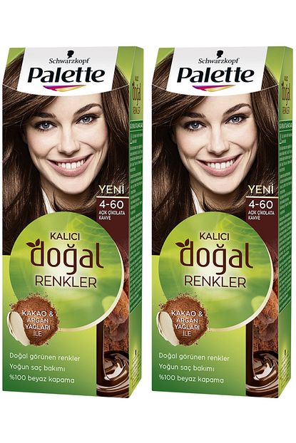 Schwarzkopf Hair Mascara 2 Li Palette Naturel 4 60 Altin Kakao Sac Boyasi Yag Bakimli Kalici Dogal Renkler Trendyol
