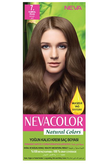 Neva Color Natural Colors 7 Kumral Kalici Krem Sac Boyasi Seti Fiyati Yorumlari Trendyol