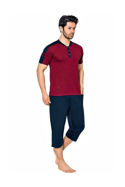 Alimer Yazlik Bermuda Kapri Erkek Pijama Takimi Trendyol
