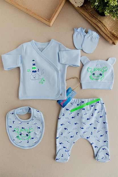 Babymod Mavi Denizci Erkek Bebek Hastane Cikisi Bebek Takimi Trendyol