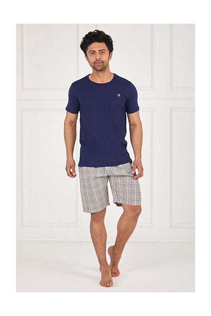 Aytug Erkek Kisa Kol Ve Sort Pijama Takimi Ay 5 01 Trendyol