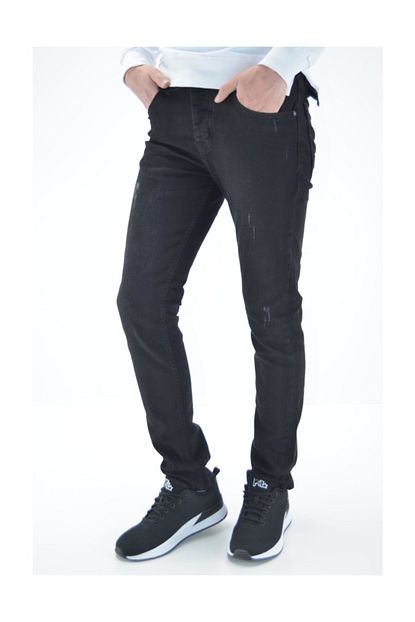 Ds Danlispor Siyah Yipratmali Skinny Slim Fit Erkek Kot Pantolon Trendyol