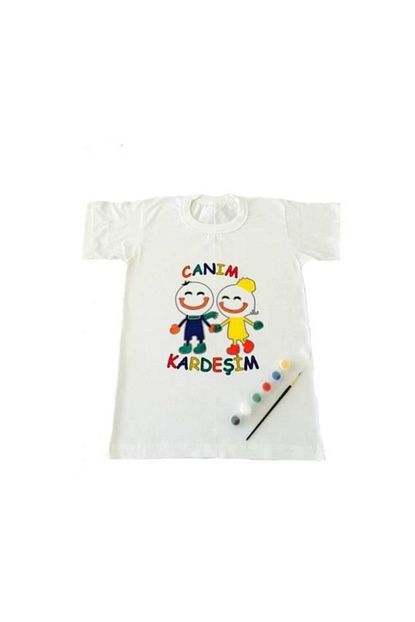 Joy And Toys 8 9 Yas Tisort Boyama Seti Kumas Boyama Canim Kardesim Desenli Trendyol