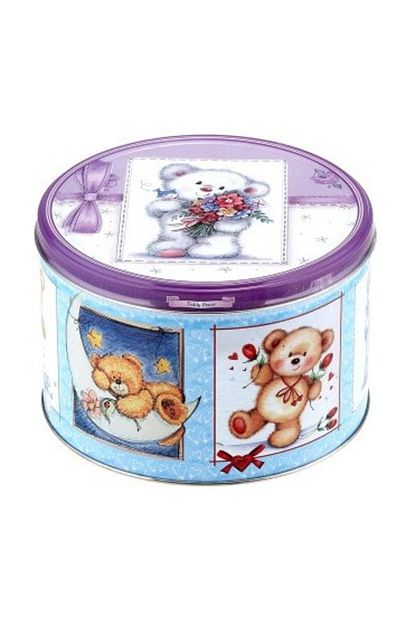 Ikea Teddy Bear Cikolatali Kurabiye 300 Gr Metal Kutu Trendyol