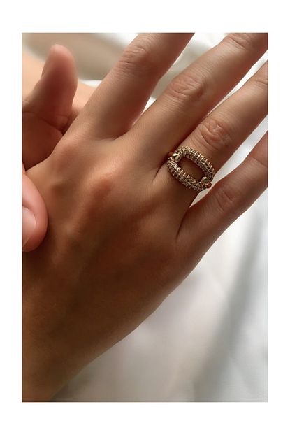 My Joyas Design Tasli Istiridye Yuzuk Trendyol