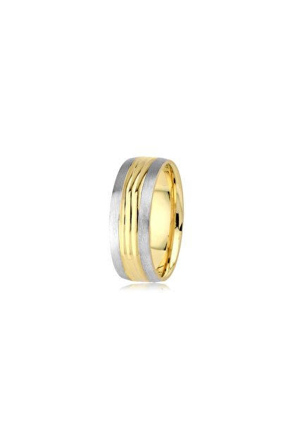 Ats Alyans Erkek 8 Mm Altin Kaplama Gumus Alyans Ats10000109 E Ats10000109 E Trendyol