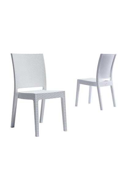 Novussi Nice Rattan 90x90cm Masa Takimi 4 Sandalye 1 Masa Seti Trendyol